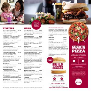 Burgers at Murphy Browns Restaurant Belfast