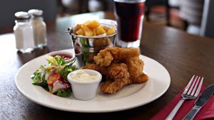 Chicken at Murphy Browns Restaurant Belfast